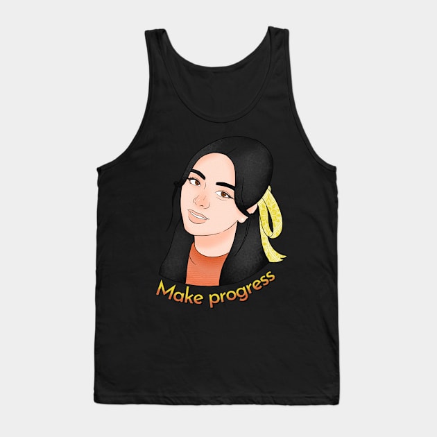 Make Progress Tank Top by Eleyna Morris Apparel